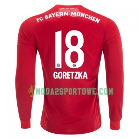 Koszulka Bayern Monachium Leon Goretzka 18 Domowe Stroje Piłkarskie 2019/20 Długi Rękaw